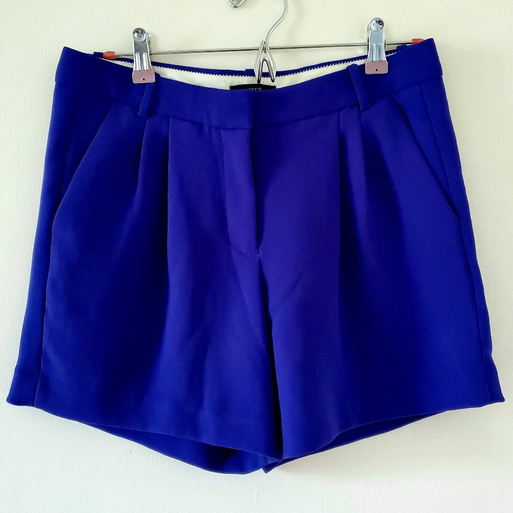 J Crew Cobalt Blue Dress Shorts